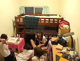 Amateur gangbang porn show with horny Asian schoolgirls picture 194