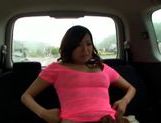 Hot Japanese milf gets her thrills in sex in the car picture 89