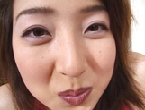 Moemi Takagi, Asian amateur gets hairy pussy creampied