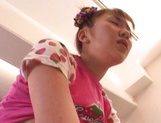 Petite Japanese teen, Mari Yamada, enjoys rough sex on cam picture 104
