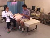 Mari Yamada, nice Asian teen is a hot nurse getting a fuck and a facial