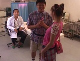Mari Yamada, nice Asian teen is a hot nurse getting a fuck and a facial picture 14