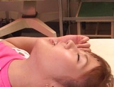 Petite Japanese teen, Mari Yamada, enjoys rough sex on cam picture 153