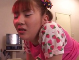 Petite Japanese teen, Mari Yamada, enjoys rough sex on cam picture 54
