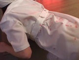 Horny teen nurse Mari Yamada has sex with her horny doctor enjoy hot wax picture 16