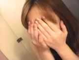 Arousing Asian teen, Moe Otake, gets fucked in a toilet