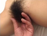 Naughty Asian Riho Mishima gets hairy pussy plowed picture 52