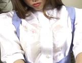 Tsubasa Okuna, hot Asian maid gets big tits exposed and licked