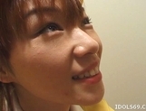 Japanese AV Model Gives A Blowjob In An Elevator picture 25