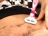 Japanese Model Is Shaving Her Pussy Smooth For Fucking picture 59