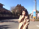 Cute Seri Yuuki showing her sexy panties outdoors picture 131