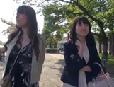 Cute lesbians decide to suck pussy in Tokyo