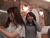 Enticing Asian teen, Minato Riku in raunchy lesbian threesome