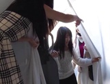 Hibiki Ohtsuki goes nasty with two girlfriends in lesbian threesome picture 14