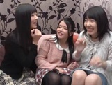 Hibiki Ohtsuki and her two gilfriends experience lesbian sex picture 14