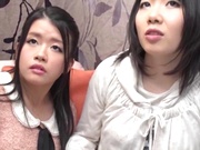 Hibiki Ohtsuki and her two gilfriends experience lesbian sex