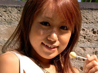 Mao Is A College Gal Who Enjoys Showing Off Her babety Asian Looks