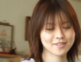 Sexy Japanese model ends up sucking and fucking 