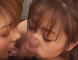 Threesome sex in POV with Naho Ozawa and Yuna Mizumoto picture 78