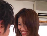 Playful milf Akane Nagase teases her lover and gives him a cute ride