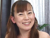 Sexy amateur MILF Minami Hoshikawa gets cummed on after POV handjob picture 57