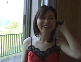 Japanese with small tits, amazing bedroom romance 