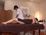 Big tits busty Asian milf enjoys a seductive massage picture 46