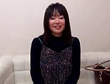 Sexy Japanese AV Model plays with dildo over her needy pussy