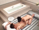 Frisky woman Nana Nanaumi enjoying breathtaking soapy sex picture 44
