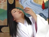Japanese AV Model in kimono uses mature body in hot sex adventure