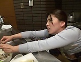 Hot Kirishima Ayako gets bend over and fucked hard picture 115