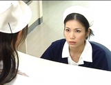 Nurse Ai Takeuchi with big tits takes good care of cock picture 4