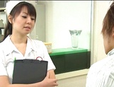 Nurse Ai Takeuchi with big tits takes good care of cock picture 8