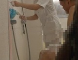 Kotomi Saeki naughty Asian nurse enjoys giving handjobs picture 100