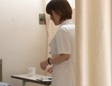 Kotomi Saeki naughty Asian nurse enjoys giving handjobs picture 107