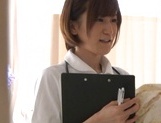 Kotomi Saeki naughty Asian nurse enjoys giving handjobs picture 77