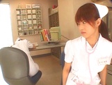 Horny Japanese AV Model is a wild nurse while fucking picture 3