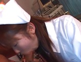Japanese AV Model is a hot nurse ravished by horny doctor picture 15