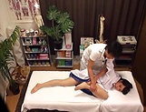 KInky Japanese milf gets fucked after massage picture 37