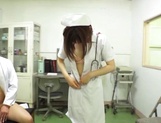 Naughty nurse Koyuru gets her wild muff drilled picture 119