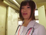 Naughty nurse Koyuru gets her wild muff drilled picture 36
