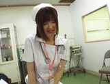 Naughty nurse Koyuru gets her wild muff drilled picture 46