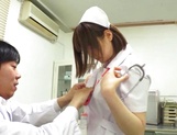 Naughty nurse Koyuru gets her wild muff drilled picture 73
