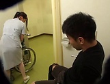 Sizzling hot Japanese nurse gets her twat screwed