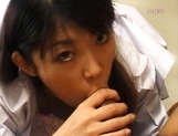 Ryo Hazuki Naughty Asian nurse gives a hot blowjob picture 105