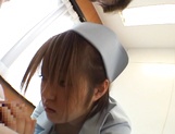 Sexy nurse Ria Sakurai blows cock and enjoys doggy-style fuck picture 68