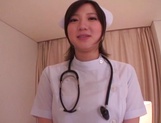 Busty Japanese AV Model is a nurse who loves to fuck in hardcore