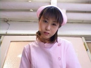 Japanese AV model plays nurse for sick guy in the hospital