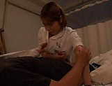 Amateur Japanese nurse fuck her sick patient picture 39