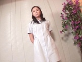 Japan nurse gets jizz on mouth after POV show
